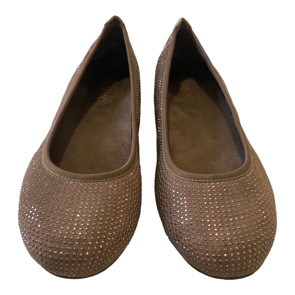 Vionic Spark Willow Taupe Ballet Flats Size 9 - image 6